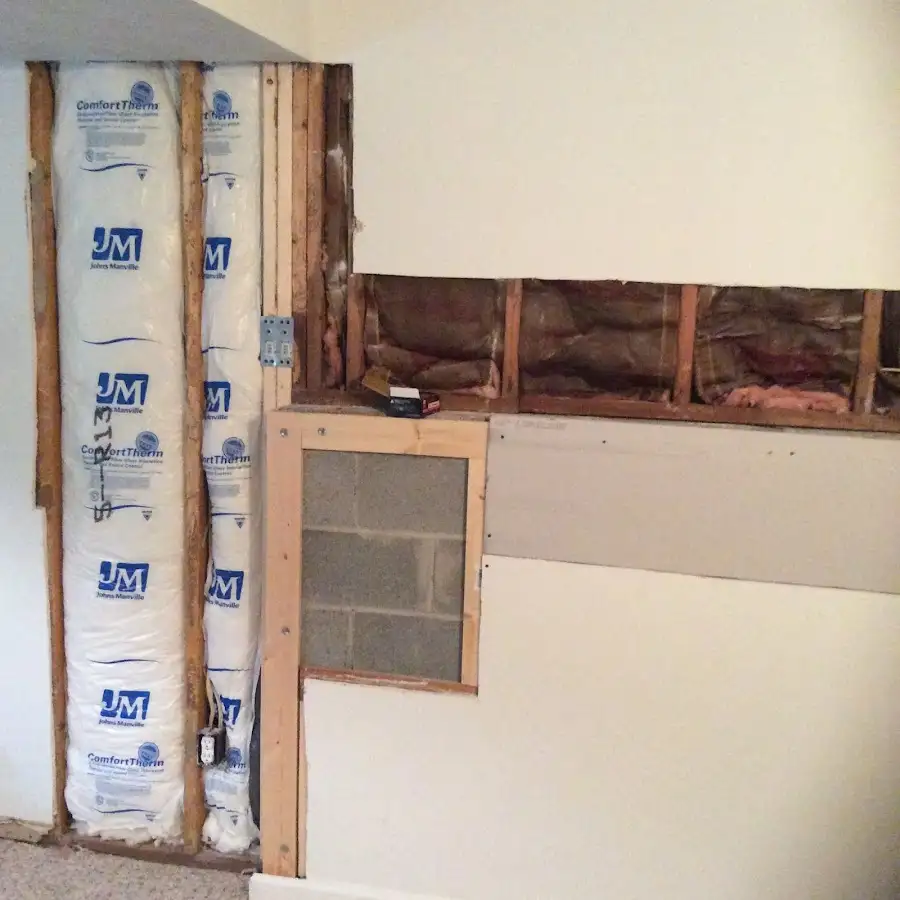 Wall insulation replacement during Odor Removal & Deodorization in Vienna
